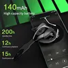 Bluetooth 5.0 Ear for PS3 Bluetooth Headset Wireless Handsfree Single Ear Hook Earphone Button Silica Gel Headphone with Mic 2