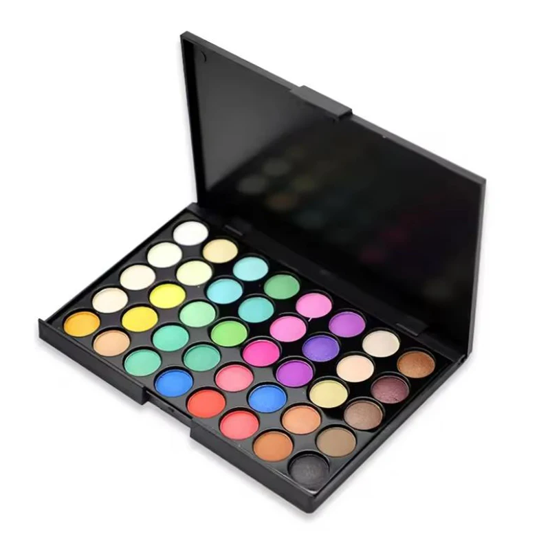 40 Colors Glitter Eyeshadow Palette Matte Waterproof Long Lasting Pressed Powder Earth Tone Women Eye Makeup Palette Cosmetics