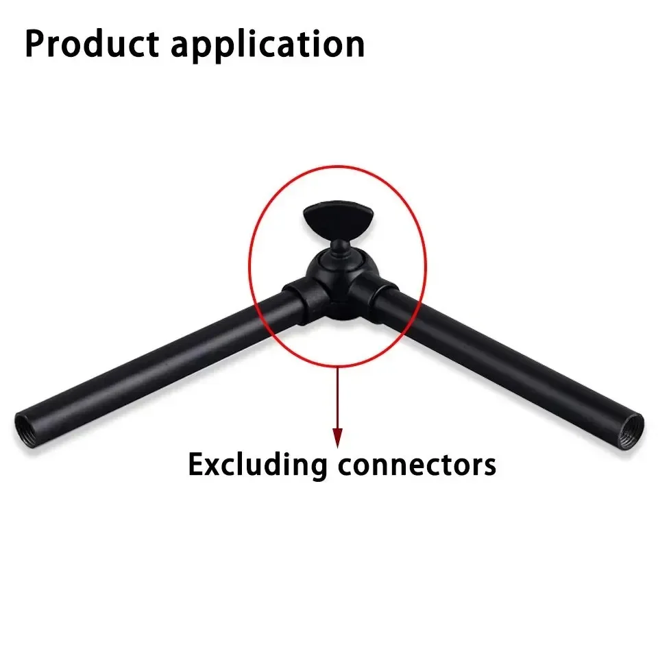 2PCS/lot M10*1 Inner Screw Tube Hollow Straight Rod Light Metal Accessory Connecting Tooth Tube led lamp accessories