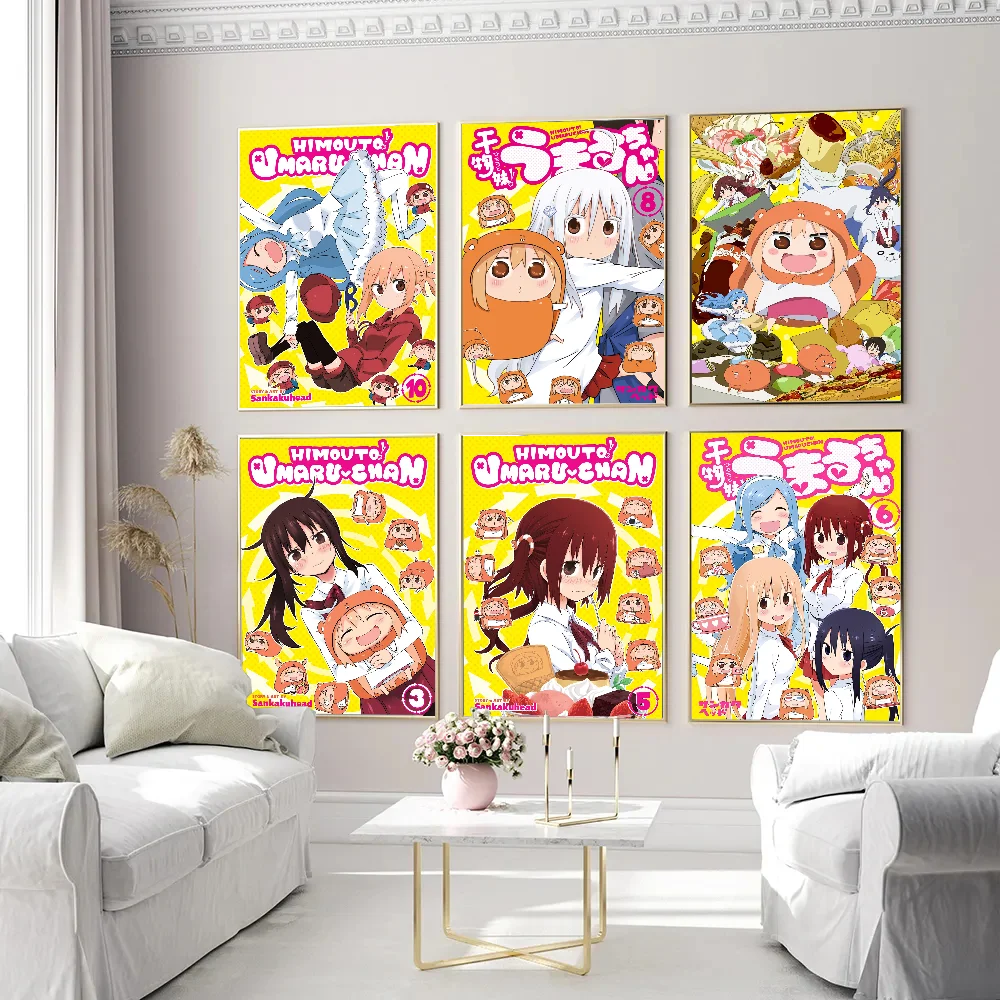 Himouto Umaru-chan CuteWhitepaper Poster Waterproof Paper Sticker