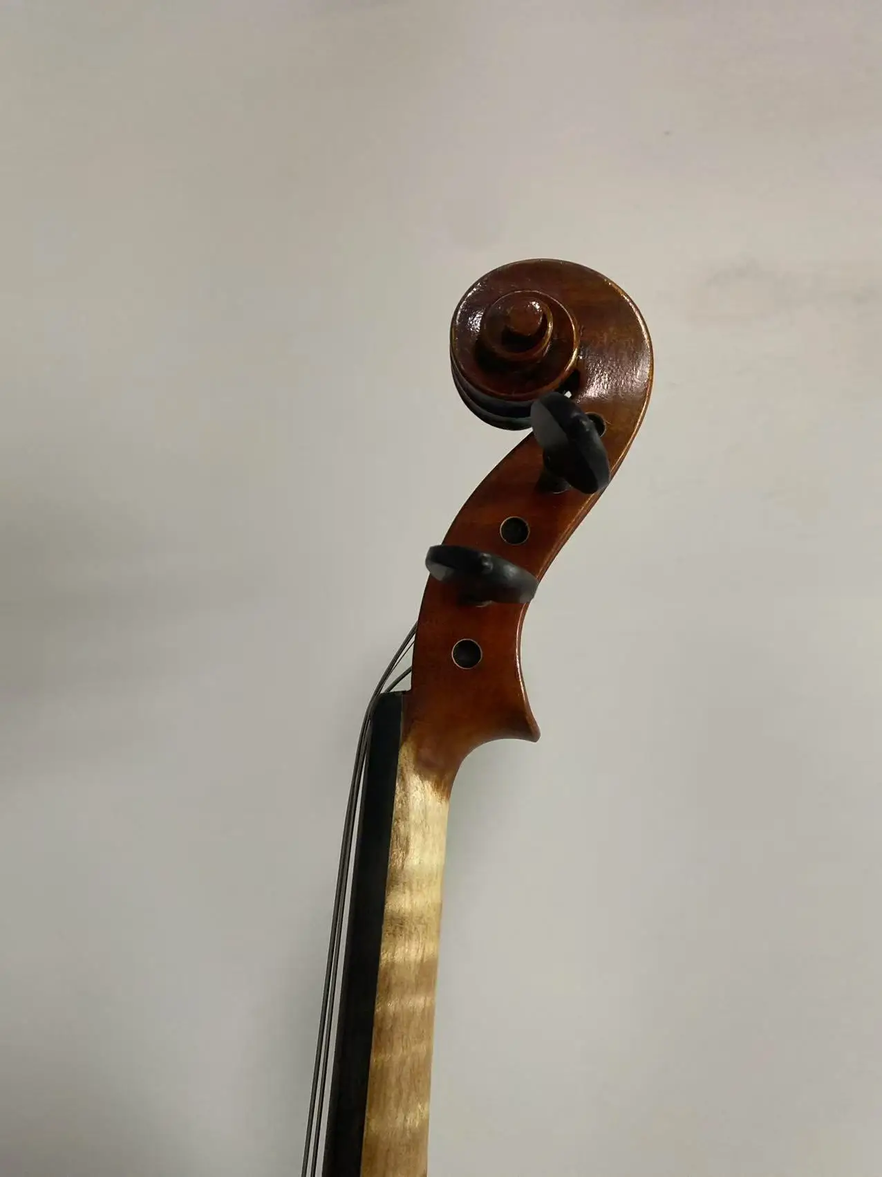 Strad style Master 5 strings violin ,huge and powerful sound flamed maple back