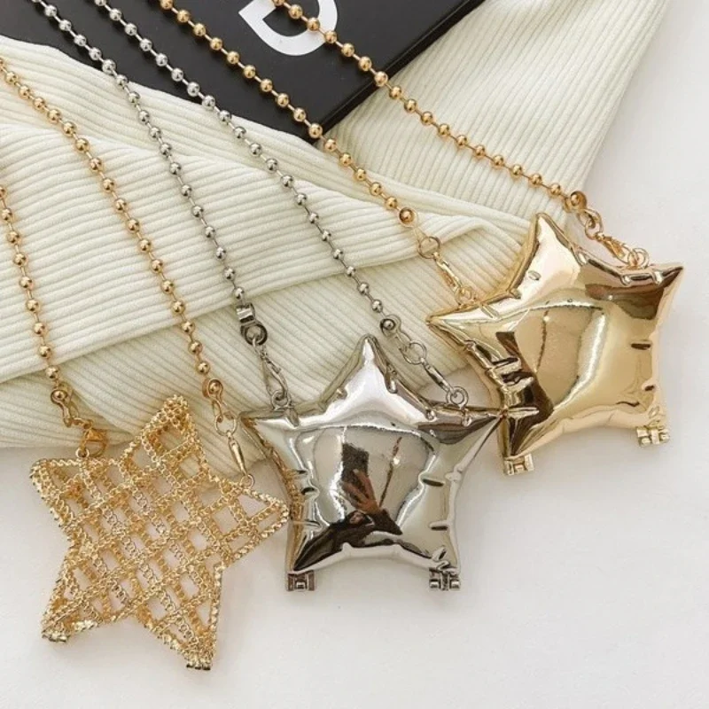 Fashion Metal Mouth Red Bag for Women High Quality Gold Shoulder Bags Designer Hollow Out Crossbody Bag Cute Dinner Handbags