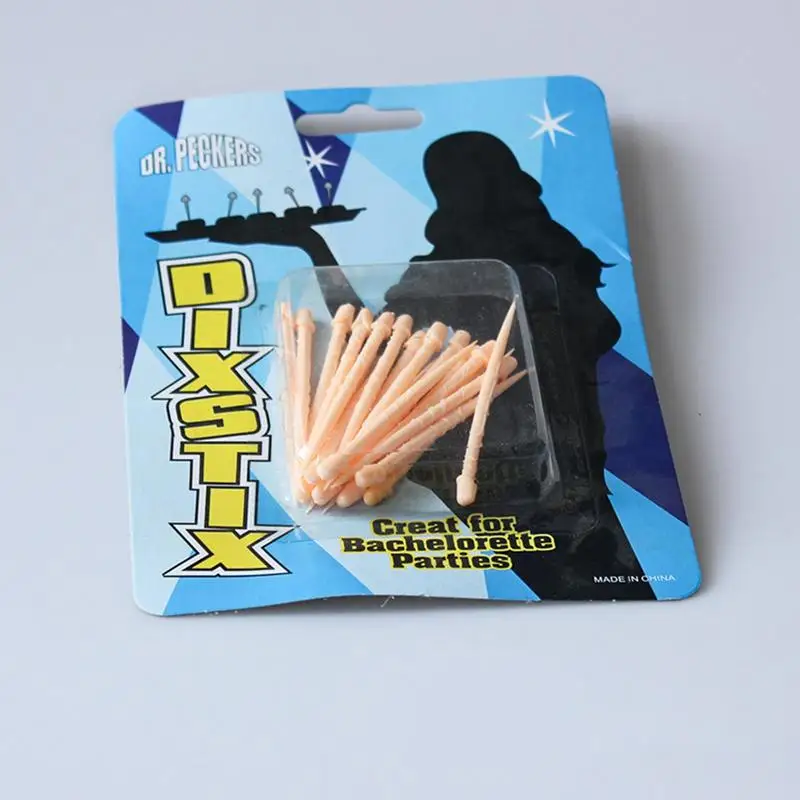 Funny JJ Toothpick Plastic Fruit Bachelorette Party Bar Tableware Forks Bachelor Party 20PCS/Set Dessert Decoration Supplies