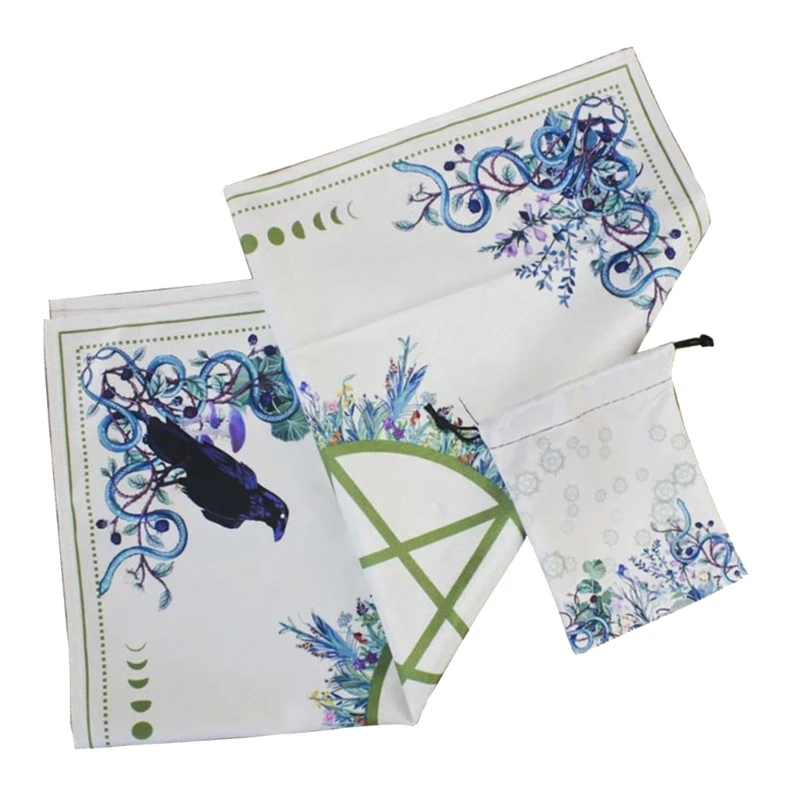 

Large Tarot Card Cloth in Plush Dutch for Divination