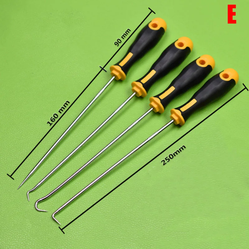 4Pc/Set Car Auto Vehicle Oil Seal Screwdrivers Set O-Ring Seal Gasket Puller Remover Pick Hooks Repair Tools for Car Accessories