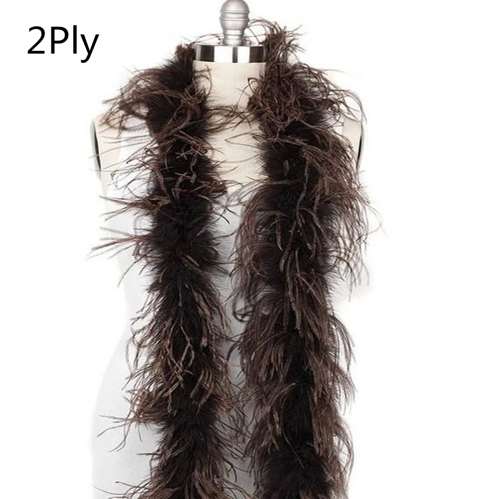 20Ply Fluffy Ostrich feather Boa Trimming Natural Ostrich Feathers boa  Scarf for Carnival Clothing Tops Sewing Accessory Decor - AliExpress