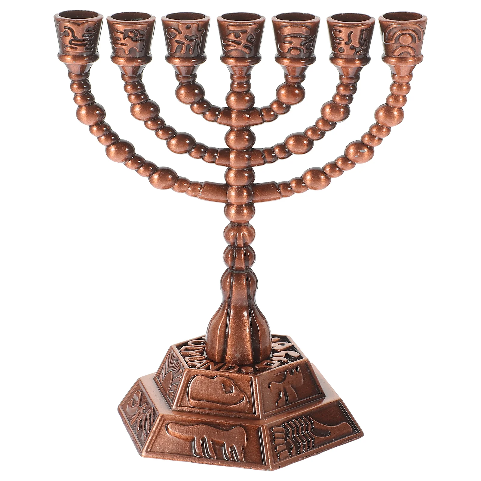 

Taper Candlestick Metal Holder 7-branch Candlestick Holder Party Table Centerpiece