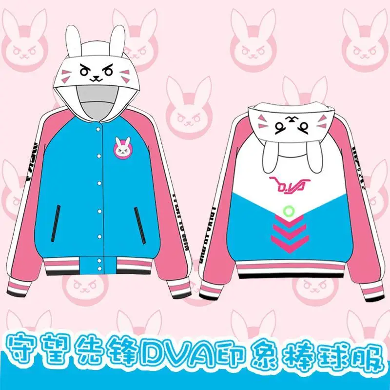 오만한 소녀 게임 DVA 후드 코스프레 코스튬, D.Va 성인 블루 야구 코트 재킷, 얇은 후드, 유니섹스 코튼 재킷 Best5 오만한 소녀 게임 DVA 후드 코스프레 코스튬, D.Va 성인 블루 야구 코트 재킷, 얇은 후드, 유니섹스 코튼 재킷 Best5