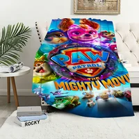 Cartoon Blanket Plush Nap Sofa rug for Living Room Warm Office Bedroom Birthday Home P-Paws Cute-P-Patrols Travel Kid Gifts 1