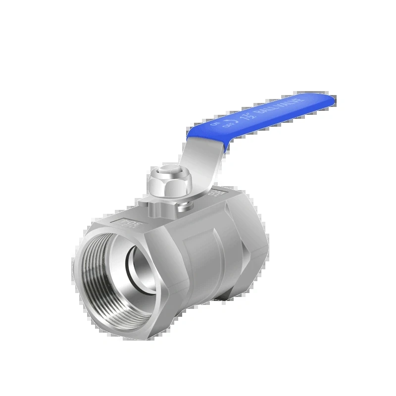 Vanne à Bille 1pc En Acier Inoxydable SS304 Vanne à Bille à Port Réduit Fileté Femelle BSP 6 Tailles (1/4 "BSP) 9EN7K | FR