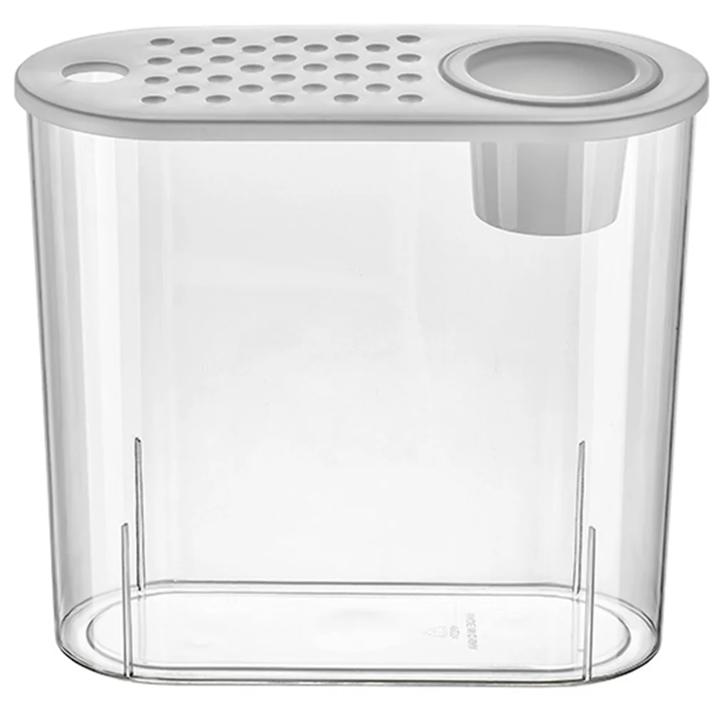

Betta Fish Tank Plastic Transparent Aquarium Tank Fish Breeding Box Hydroponic Fish Bowls Growing System Fish Tank Desktop Decor