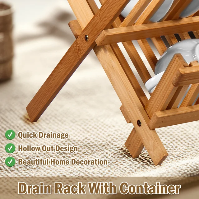 대용량, 편리한, 내구성 있는, 세련된 접시 배수구 건조 랙