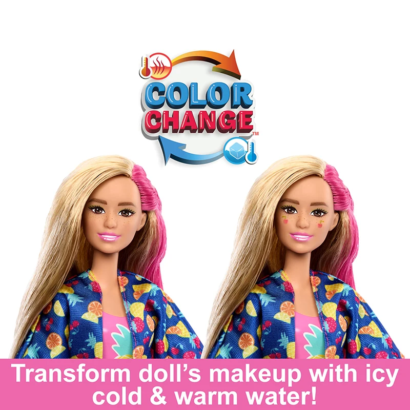 Reveal Water Colour Change Surprise Barbie Color Reveal Doll Water