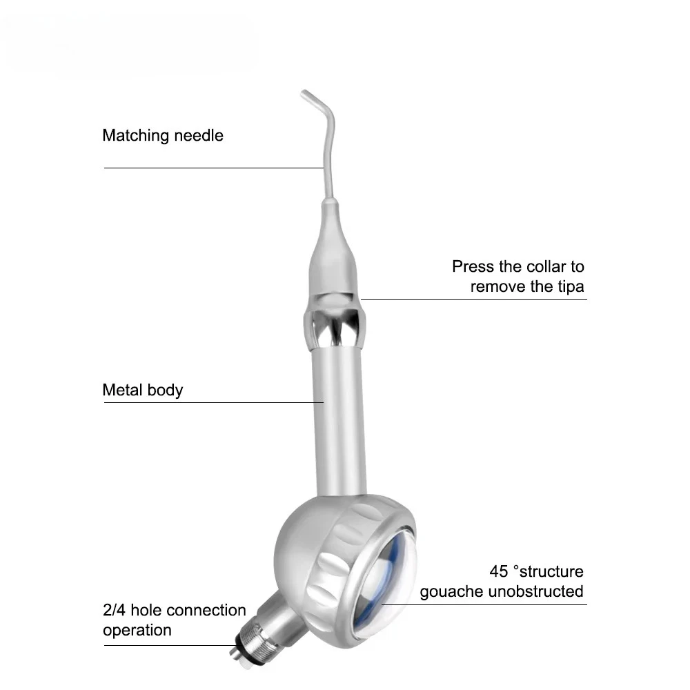 SYJH Dental Tooth Cleaning Sand Blasting Machine Teeth Whitening Spray Dental Air Driven Polisher Dentistry Equipment