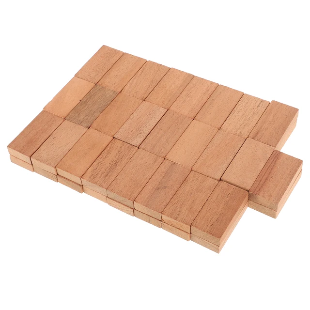 Log Colored Bones Interesting Domino Plaything Board Game Accessories Dominos for Building 2