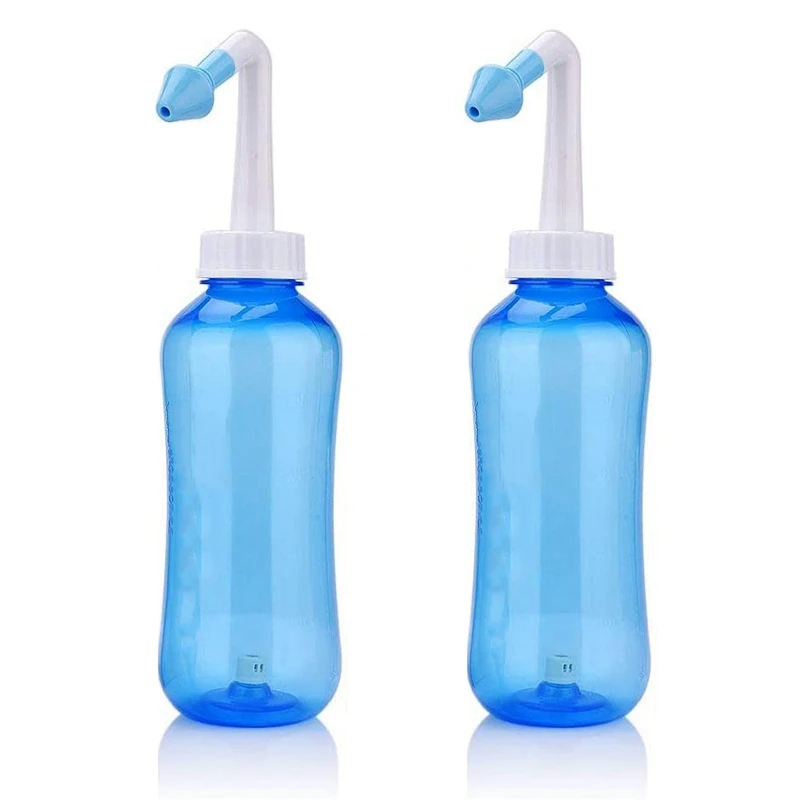 

Hot 2X Sinus Rinse 500Ml Nasal Irrigation - Nose Cleaner For Nose Wash, Nose Washer (500Ml Bottle)