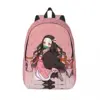 Demon Slayer Nezuko Kamado Backpack for Kindergarten Primary School Student Bookbag Daypack Sports 1