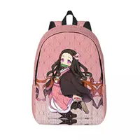 Demon Slayer Nezuko Kamado Backpack for Kindergarten Primary School Student Bookbag Daypack Sports 1