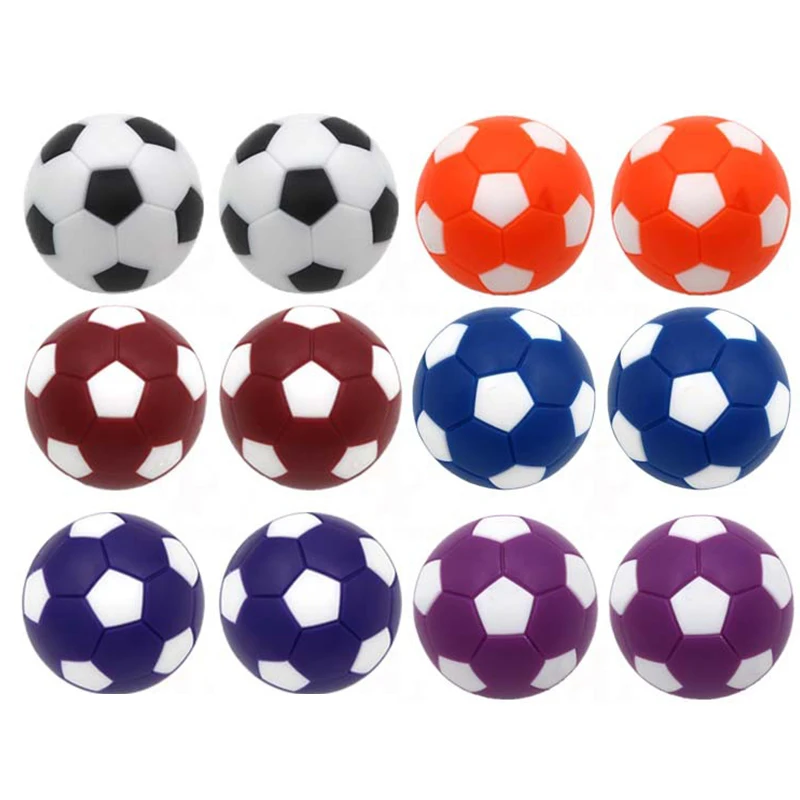 36mm Table Soccer Ball Fussball Indoor Game Foosball Football Machine Parts football goal pocket soccer game net practice basket hitting nets indoor trash can