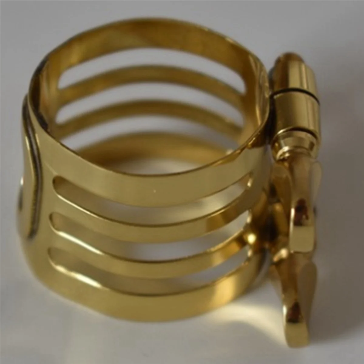 BAAU 3X Ishimori Alto Saxophone Bakelite Mouthpiece Clamp Clip Musical Instrument Accessories