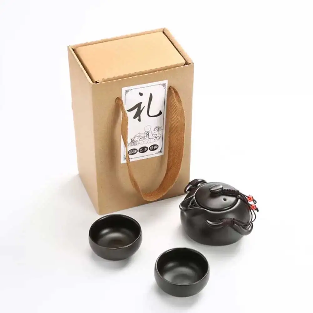 Set Da Tè Gaiwan Da Viaggio In Porcellana Bianca Di Giada Suet - 4 Pezzi Portatile Con Tappetino Per Cerimonia Del Tè Kung Fu - Regalo Per Amanti Del Tè