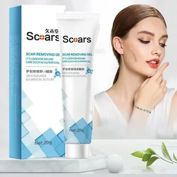 20g Scar Removal Cream Removes Repair Remove Pregnancy Scars Gel Reats Burn Surgical Facial Care Body Beauty Firming Skin Care - Thumbnail 4