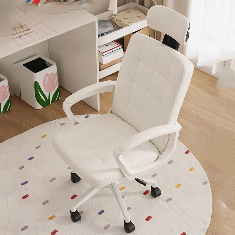 Computer Kids Chair Normal Armrest Black Living Room Mobile Chair Study Nordic High Cadeiras De Escritorio Office Furniture