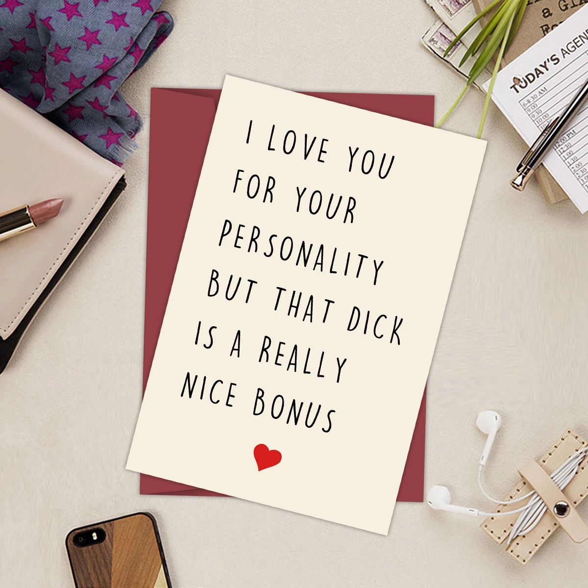 Biglietto con scritta «I love you», per compleanno, anniversario, San  Valentino, per fidanzato, marito e moglie. Divertente carta per adulti  maleducata e impertinente. Cuore, seni, seni all'ingrosso per il tuo  negozio -, image size:1200x1200