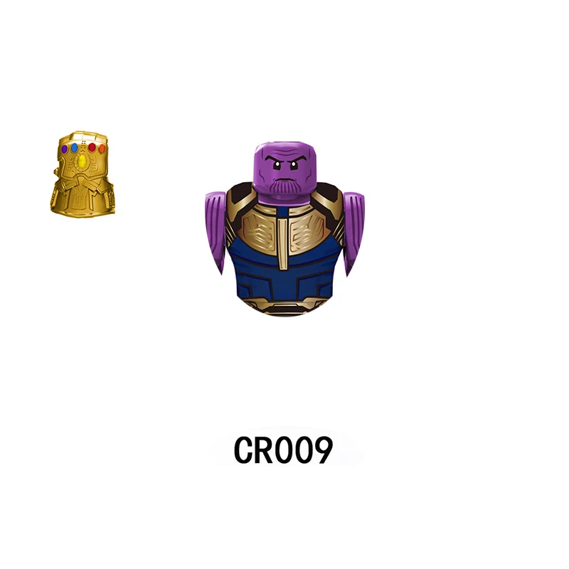 Disney Building Blocks Anime Avengers Thanos Mini Action Figures Bricks Models Educational Toys Brain Game For Gifts