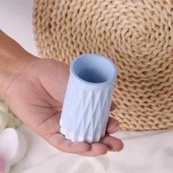 Gypsum Flower Vase Silicone Molds DIY Irregular Flower Arrangement Ornaments Resin Mold Pen Holder Toothbrush Cup Plaster Mould