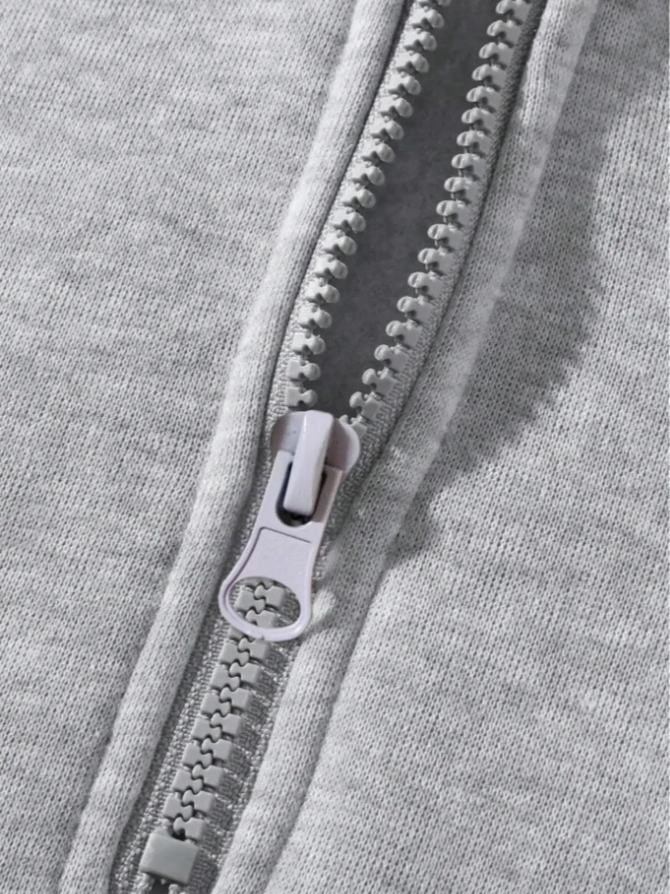 سترة بغطاء للرأس بنصف سحاب للرجال بلون سادة، بلوفر...