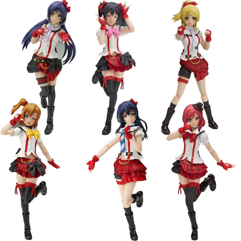 

Stock Original Bandai S.H.Figuarts Toujou Nozomi Yazawa Nico Ayase Eri Kousaka Honoka Sonoda Umi Nishikino Maki Love Live Model