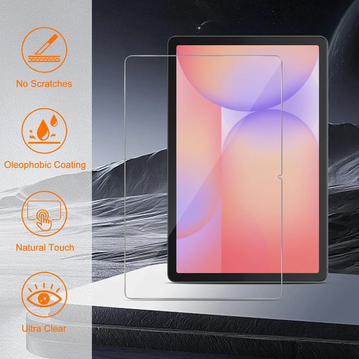 Premium Tempered Glass Screen Protector Set - Ultra Protective Film, 2 Pack