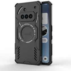 Sleek Heat Dissipation Magnetic Shockproof Case with Matte Finish - Nothing Phone (3a) (DJ- Black)