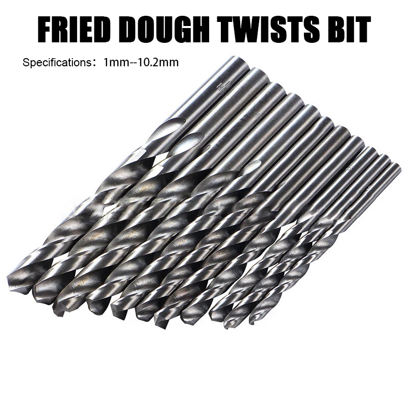 

Titanium Coated Drill Bits HSS Bit Straight Handle Drilling Hole For Metal Iron Steel