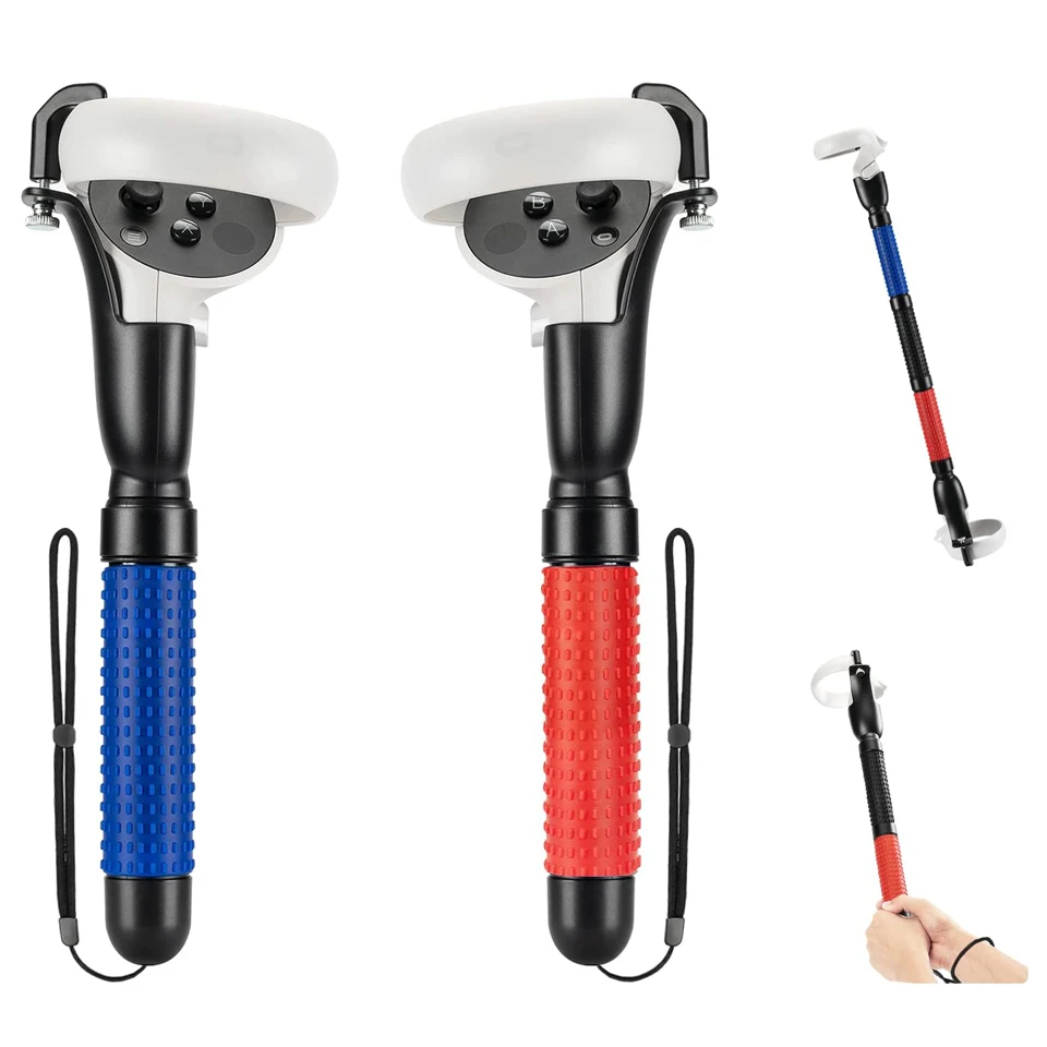Extended Grip Handle VR Game Golf Accessories For Oculu Quest