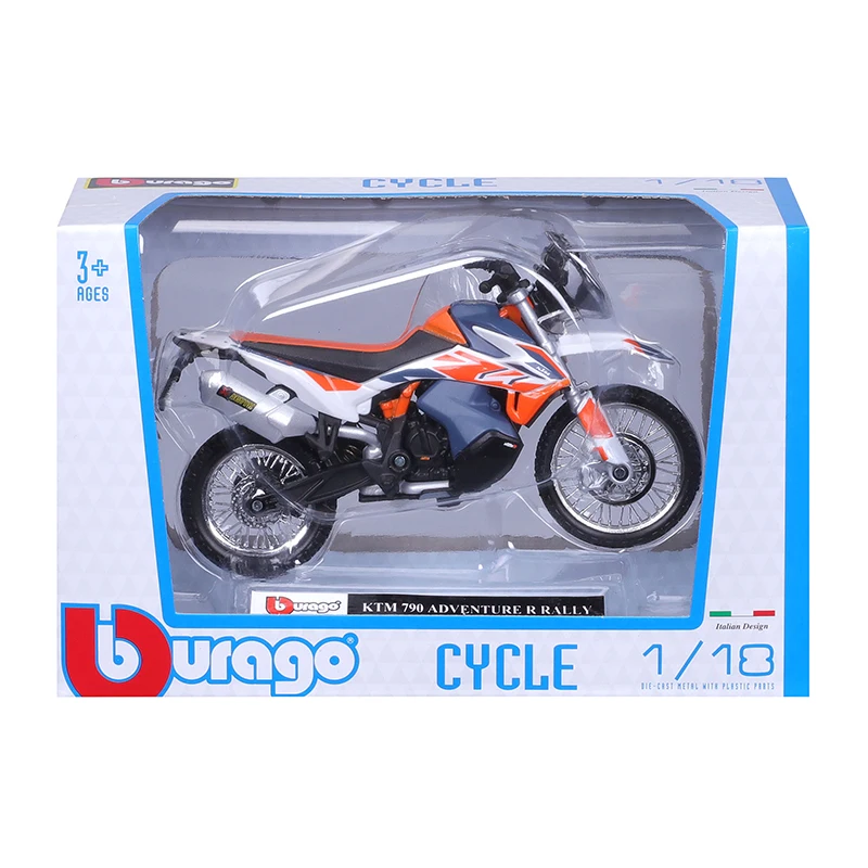 Bburago 1:18 The New KTM 790 Adventure R Rally original authorized