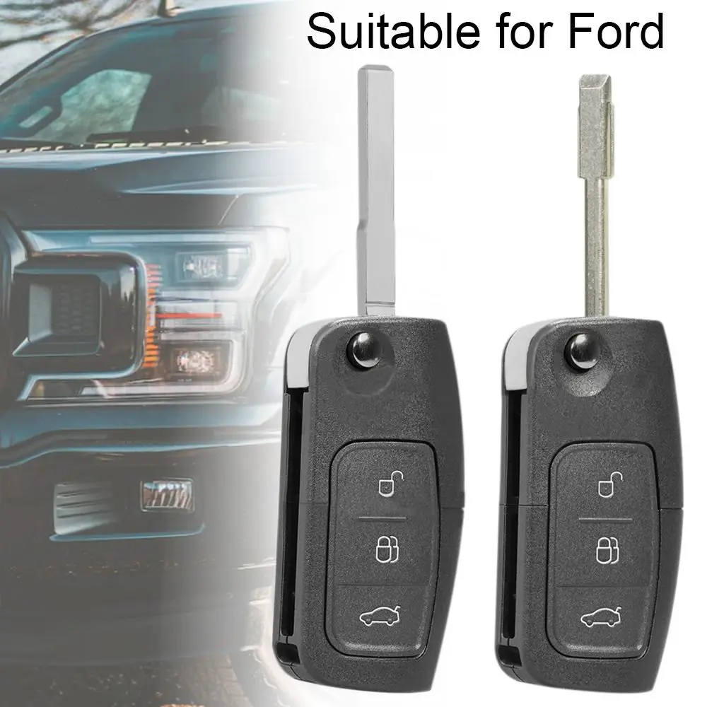 

Blade 3 Buttons Automotive Key Car Key Shell Fob Case Remote Key Shell for Ford Focus Fiesta C-Max S-Max Ka| for Mondeo Galaxy