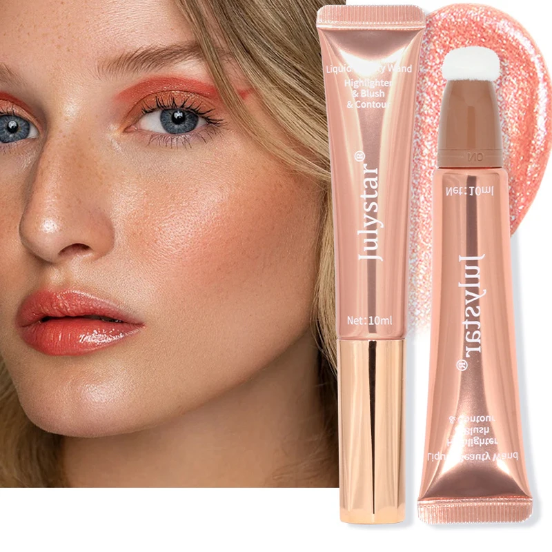 Julystar Blusher Highlighter Contour Makeup Stick Cushion Applicator