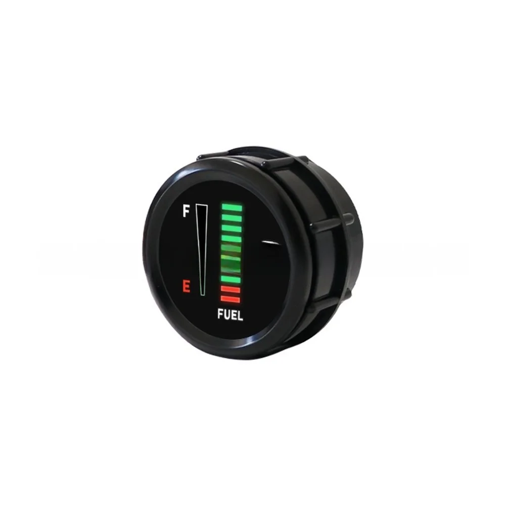 대부분의 12V 자동차, SUV, 트럭, 밴 및 오프로드 차량용 52MM LED 연료 레벨 게이지 키트 자동차 개조 부품
