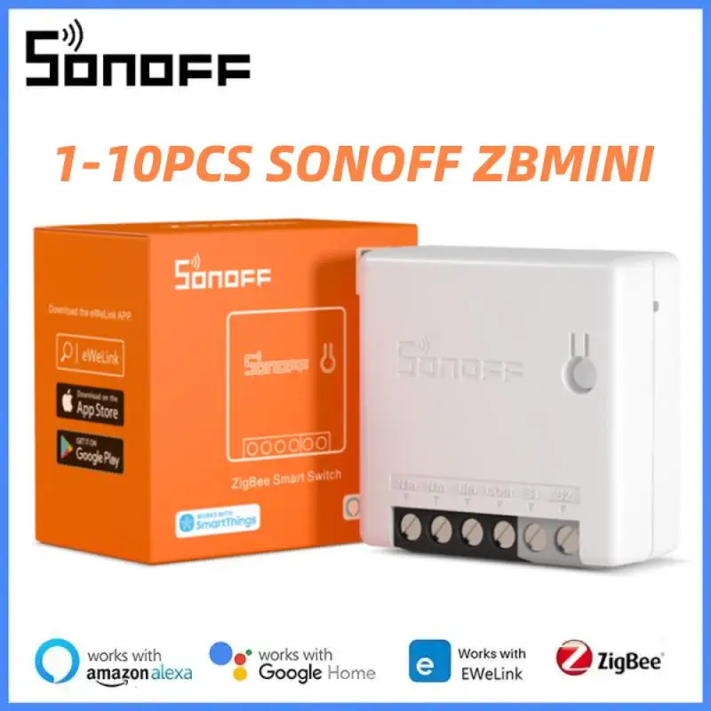 

SONOFF Zigbee Mini ZBMINI DIY Smart Switch Relay Breaker Module 2 Way Switch Smart Home Automation For eWelink Alexa Google Home