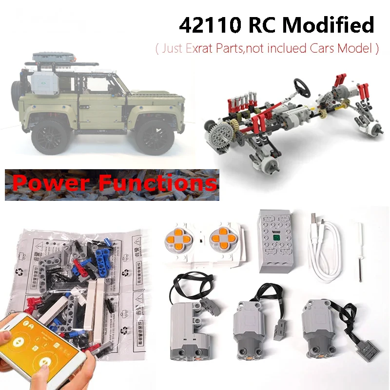 Amazon Rc Motorized Land Rover Defender Lego Technic 42110 Remote