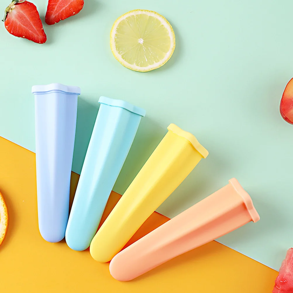 

8 Pcs Ice Cream Molds Popsicle Plastic Summer Popsicles Maker Baking Small Cute Baby Food Block