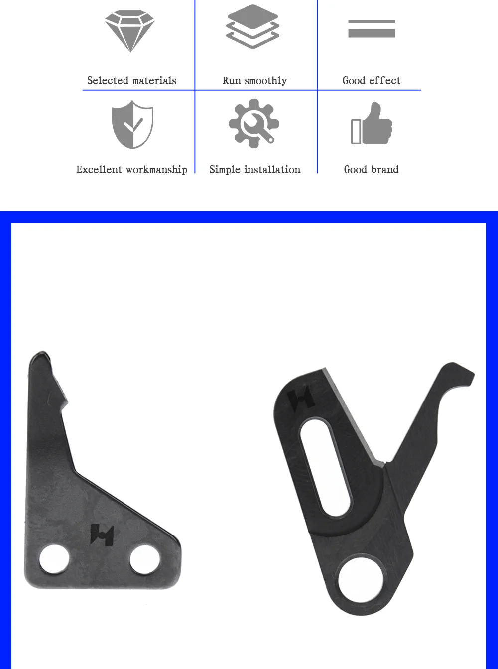 For BARUDAN Computer Embroidery Machine Authentic H Brand MK5 Fixed Knife MOVING And Fixed Knife KN270952 KN270961 KN270950