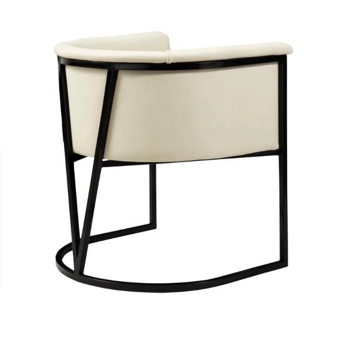 Chair metal frame backrest stool coffee chair for coffee shop
