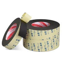 2M Foam Tape Thick Wear-Resistant Single-Sided Black EVA High Viscosity Waterproof Buffer Anti-Collision Traceless Self-Adhesive 1