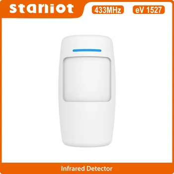 Staniot PIR Motion Sensor Smart Home Human Infrared Detector Compatible 433Mhz Wireless Security Alarm System Work with Alexa 1