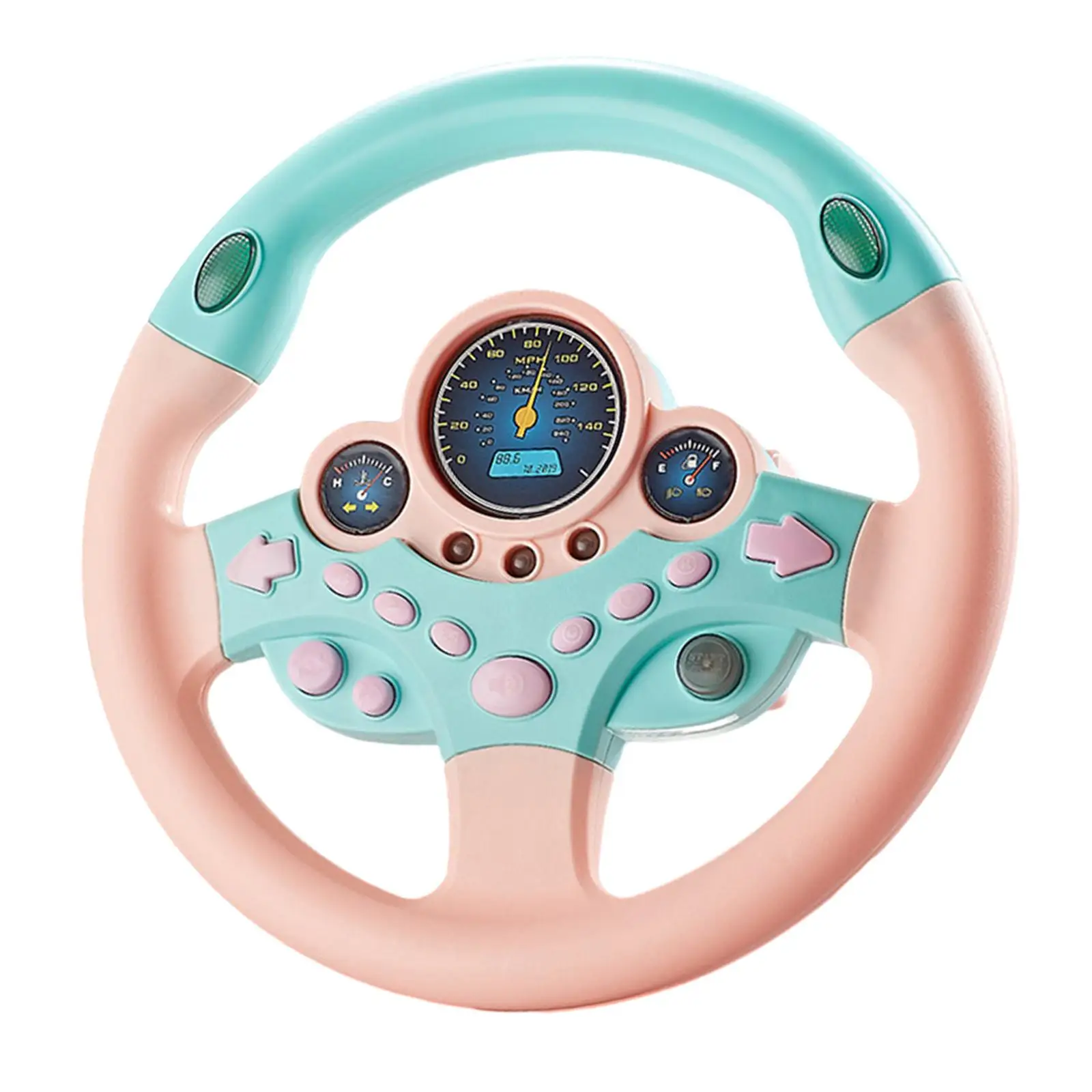 Round Steering Wheel Toy Educational Learning Toy with Music Educational