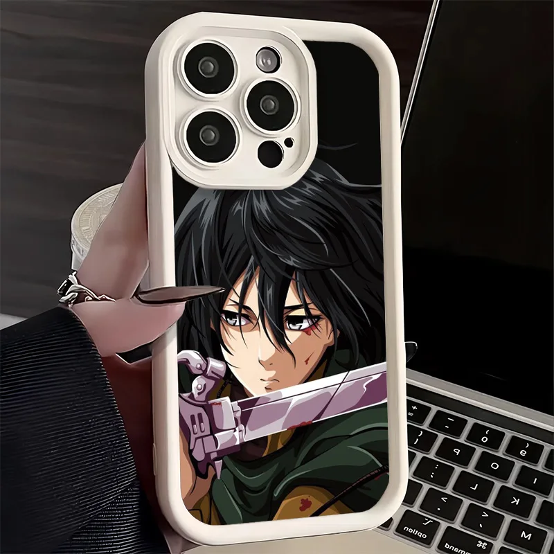 Attack on Titan Mikasa Soft Shell Silicone Phone Case
