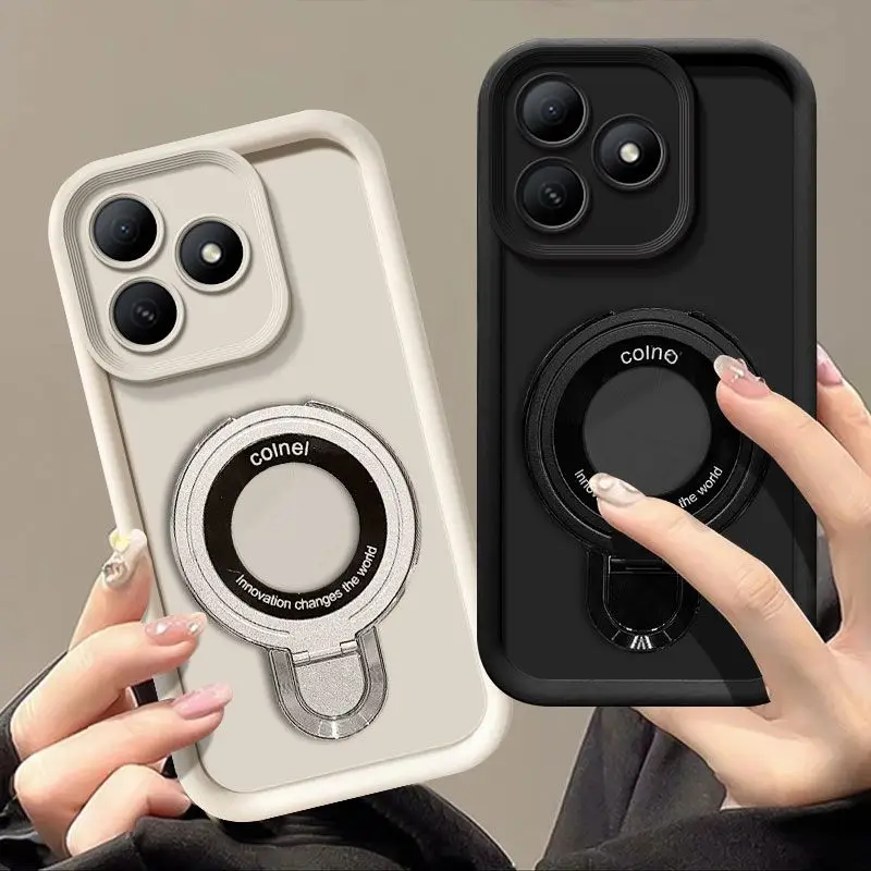 3D Holder Stand Soft Silicone TPU Phone Case